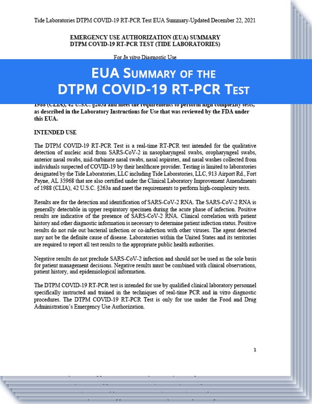 EUA Summary of the DTPM COVID-19 RT-PCR Test