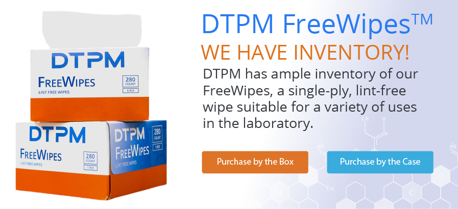 DTPM FreeWipes - We Have Inventory - Purchase by the box or case