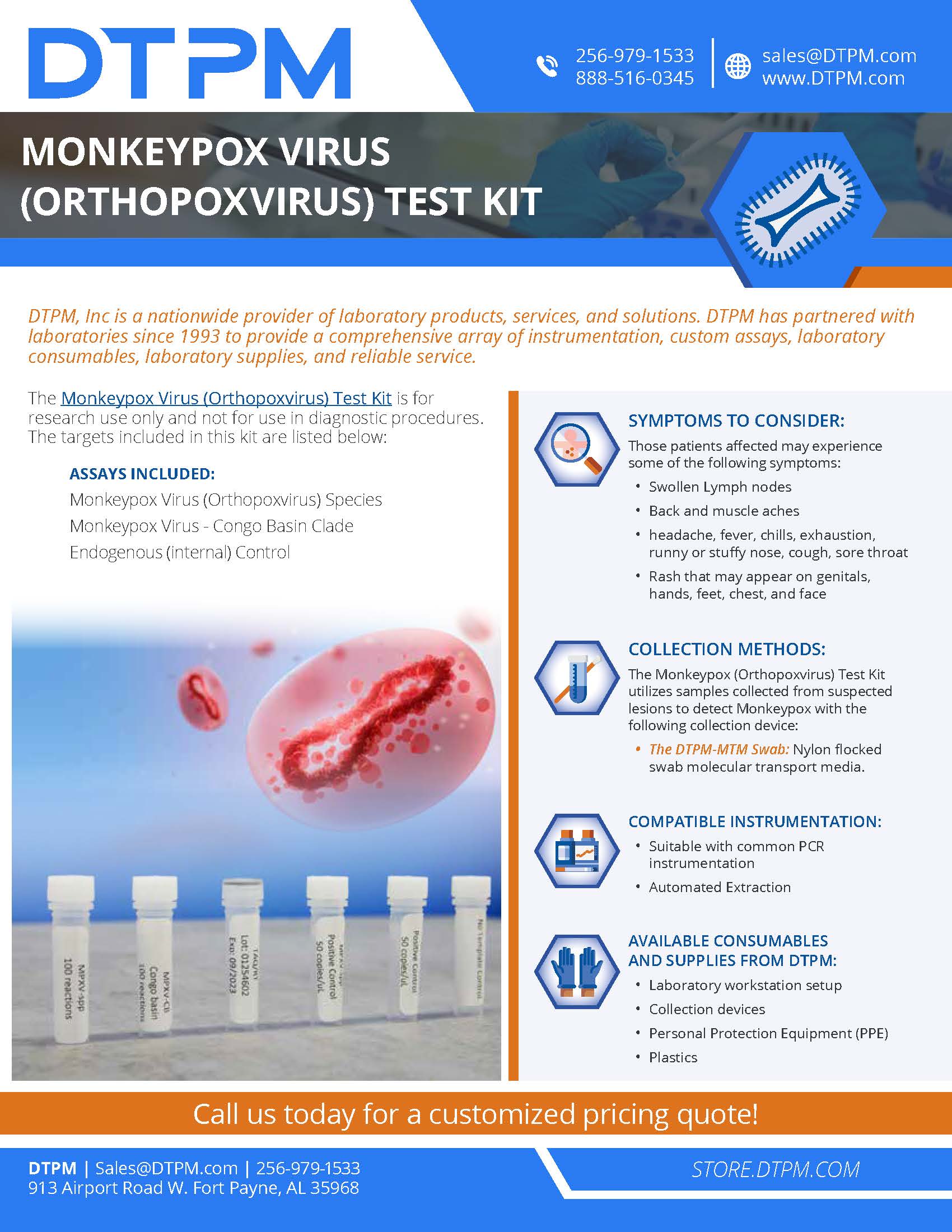 DTPM Monkeypox Test Kit